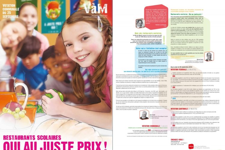 VàM spécial votation 16 septembre 2016