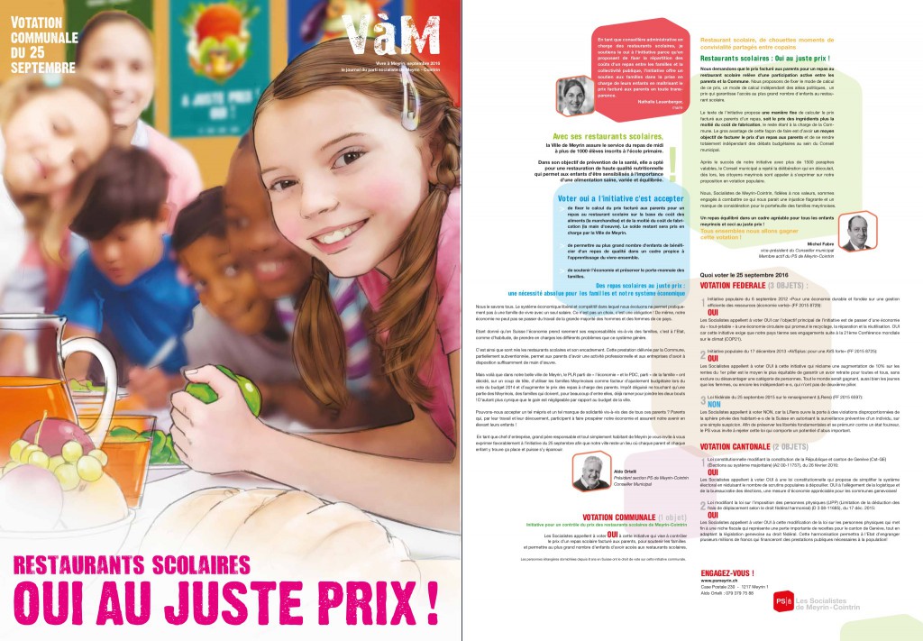 VàM spécial votation 16 septembre 2016